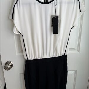 Karl Lagerfeld  Black and White jumpsuit